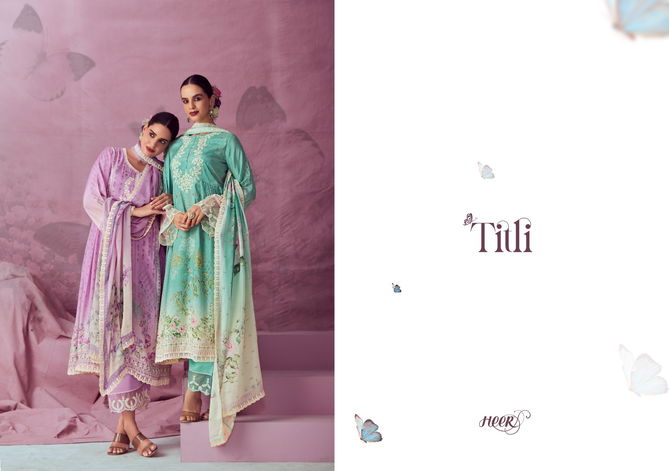 Heer Titali Vol 170 By Kimora Pure Muslin Printed Designer Salwar Suits Wholesale Price In Surat